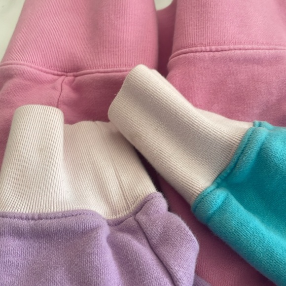 Teddy Fresh Colorblock Hoodie- Size Large- Pastel Colors - Picture 11 of 11